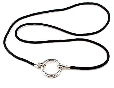 Maxtonser Porta occhiali da vista collana anello semplice porta occhiali catena porta occhiali da sole titolare collana in corda anti-perdita per donne uomini