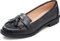 MIXIN Womens Loafers Flats Casual Shoes Slip On Loafers for Womens Comfortable Black Shoes for Ladies Black Size 4