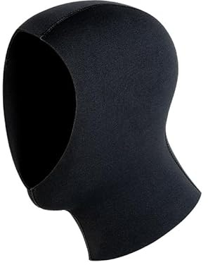 SUJAYU Capucha para traje de neopreno de 3 mm/5 mm, capucha de neopreno, capucha de buceo, capucha impermeable, equipo de buceo, capucha para hombres y mujeres (3 mm, grande/XL)