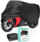 Bache Moto Grand Materiau PEVA 240 x 140 cm Protege du Soleil Pluie poussiere Noir