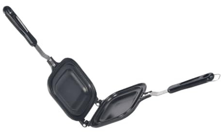 LABRIMP Sartén Antiadherente Multifuncional para Desayunos Máquina de Cocción de Sándwiches para Huevos Panqueques y Waffles Herramienta de Cocina Práctica y Portátil