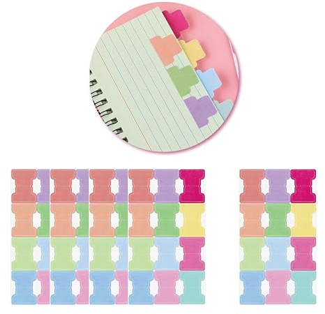 DmDoyy 150 Piezas Marcadores Adhesivos, Etiquetas De Índice De Colores, Pegatinas, Pestañas De Índice De Colores, Para Notas, Libros, Clasificación De Archivos, Escuela, Oficina
