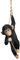 colourliving® AFFE am Seil Gartenfigur Schimpanse am Seil Deko Figur Tierfigur Kletteraffe