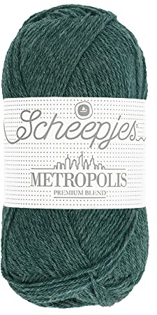 Scheepjes Metropolis 50g Yarn - Multan Color (017) Versatile Crafting Yarn for Knitting and Crochet Projects