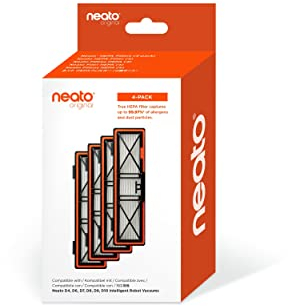 Neato Robotics - 945-0379 - True HEPA-Filter mit Mesh (4er-Pack) - für D10 D9 D8 D7 D6 D4