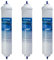 Microfilter K3 Lot de 3 filtres universels en ligne pour réfrigérateur Compatible avec Samsung, LG, Daewoo, Rangemaster, Beko 1 micron