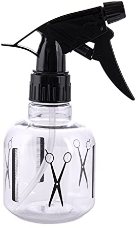 Ponik's Vaporisateur d'eau pour cheveux, brumeuse fine, transparent, 250 ml, adapté pour coiffeur