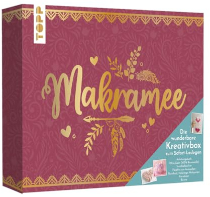 Makramee knüpfen - Die wunderbare Kreativbox: Der Einstieg in die wunderschöne Welt des Makramee knüpfen