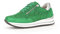 Gabor Damen Low-Top Sneaker, Frauen Halbschuhe,Wechselfußbett,Komfortable Mehrweite (H),schnürer,Sportschuhe,Verde/Silber (pf),37.5 EU / 4.5 UK