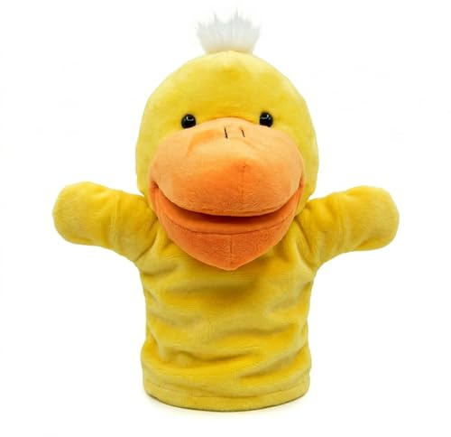 LOMTRATS Marionnettes à Main Mobiles à Bouche Ouverte pour Enfants, Loup, Lion, etc., parfaites pour raconter des Histoires, l'enseignement, l'école Maternelle, Les Cadeaux d'anniversaire