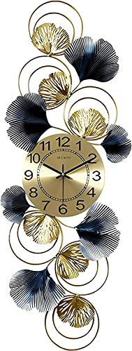 Wanddekoration aus Metall, Moderne Kunst, Wandbehang, Silent Large, Ginkgo Biloba, handgefertigte Wanddekoration aus Metall für Büro/Wohnzimmer/Küche/Schlafzimmer, Hängemöbel, A (B)