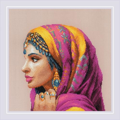 RIOLIS - Donne straordinarie Medio Oriente 2248, Punto croce 30x30, Punto croce kit da ricamare, Disegni da ricamare, Embroidery kit, Kit ricamo punto croce