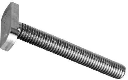 RYSUPPLY Hammerkopfschrauben aus Edelstahl M10 X 80 Ankerschrauben | T-Schraube | 10 Stück | In diversen Größen und Mengen erhältlich