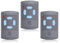 3 Stück Ersatz Garagentoröffner für Hörmann hsm4-868, Fernbedienung 868,3MHz 4 Kanäle Kompatibel mit Hörmann HSM4-868 HSE2-868 HS4-868, Hörmann Blue Buttons