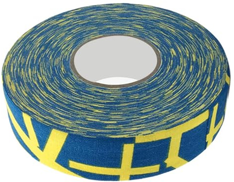 TARSHYRY Ruban de Protection Sportif 2,5 Cm X 25 M pour Bâton de Hockey, Rembourrage de Poteau de Badminton, Enveloppe et Adhésif pour équipement Athlétique Polyvalent (Type 1)