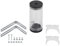 Cooling Reservoir, PC Computer Liquid Water Cooling Ra/diator Acrylic Cylinder Water Reservoir Tank Kit, low Noise,Water Cooling Reservoir for PC Computer