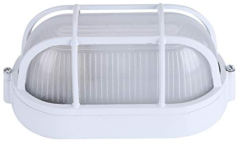 Cerlingwee Lampe pour sauna, lampe résistante, classique anti-hautes températures, pour salle de massage (Oval)