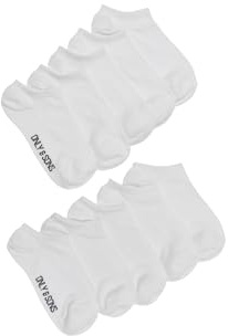 ONLY & SONS ONSFINCH sneakersocka, 10-pack, Vit/förpackning: 10 vit, 39-42 EU