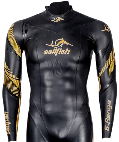 sailfish® Combinaison de triathlon pour homme | G-range 9 Combinaison de triathlon | Combinaison haute performance de qualité supérieure pour la natation et le triathlon | Néoprène ultra léger pour