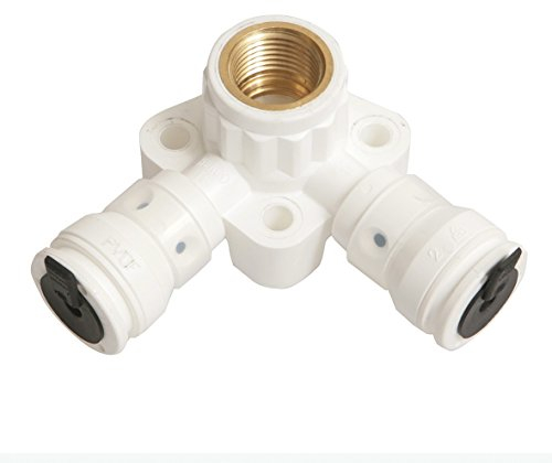 Alu-Verbundrohr Steckfitting Vision, Wandscheibe doppelt 20 mm auf 1/2 