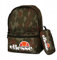 Ellesse Unisex Rolby Camo Backpack Rucksack, Khaki (Grün), Einheitsgröße
