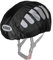 FUNWICT Regenschutz Fahrradhelm, Wasserdicht und Winddicht Regenhaube für Fahrradhelm, Helmüberzug mit Reflektoren und Elastischen Kordelzug (Schwarz, L)