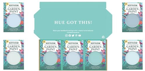 Rust-Oleum Garden Paint in Gloss Finish – Soft Blues Tester Box