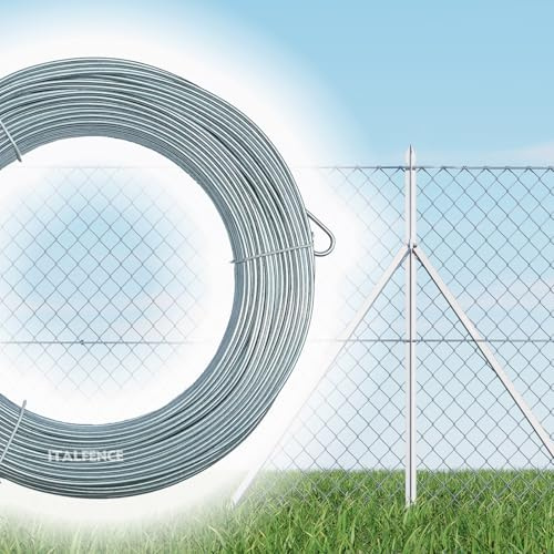 Italfence - Eisendraht verzinkt für Zäune, 100 Meter (Verschiedene Durchmesser) [Ø1,80mm]