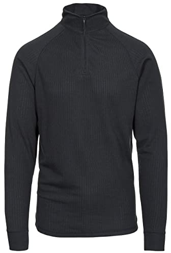 Trespass Wise360 Adults Quick Dry Base Layer Black Lightweight Long Sleeve Top