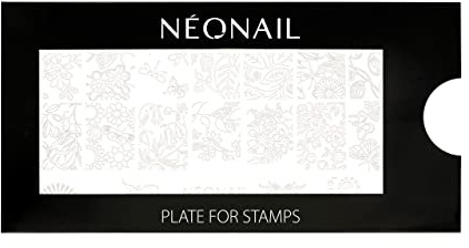 NEONAIL Stamping Plate 07 - Stamping Platte - Schablonen Platte - Nail Art - Nageldesign - Nagel Stempel Schablone - French Nails Schablone - Nagelkunst Stempel