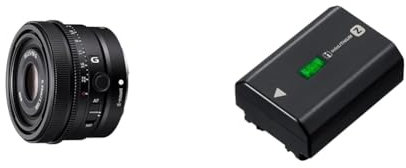 Sony SEL50F25G - Objetivo Full-Frame FE 50mm F2.5 G (Objetivo para Retratos, Gran Angular, Prime, Serie G), Negro & Paquete de baterías Recargables de la Serie Z NPFZ100.CE - Negro