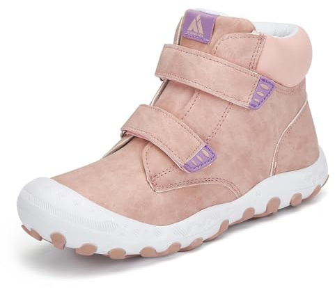Mishansha Chaussures de Randonnée Enfant Antidérapantes Baskets 24-38 | Garçon Fille,Chaussures Sport,Respirantes et Confortables,Fermetures Adhésives
