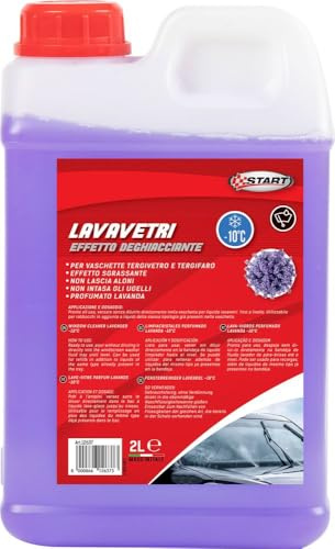 Start Lavavetri Deghiacciante -10° Lavanda 2L Pronto Uso, Non Intasa Ugelli, Profumo Lavanda, Pulizia Senza Aloni