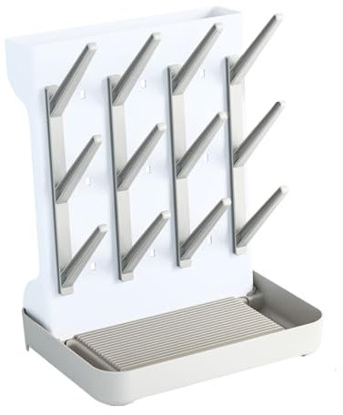 Baby Bottle Drying Rack, Bottles Drying Holder, Baby Bottle Storage Stand Organizer, Bottles Drainer Rack, Space-Saving Nipple Dryer Holder For Teething Toys