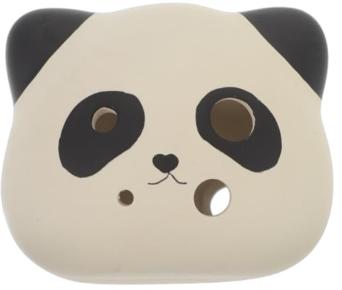 Cute Panda Shaped Ceramic Ocarina 6 Hole Alto C Wind Instrument | Travel Pocket Ocarina, Portable 6-hole Ceramic Vessel Flute for Classroom Music Education and Classroom Activities