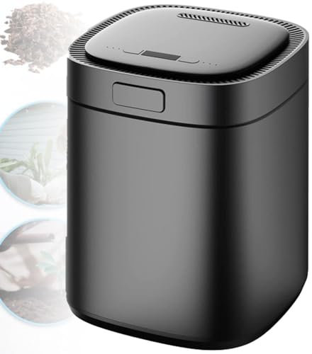 Compostador eléctrico de Cocina, contenedor de abono Inteligente de 2,5 l, Convierte la Basura en abono con un Solo botón, contenedor de abono for el hogar y la Cocina, máquina de abono cicladora