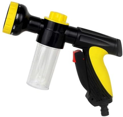 Pistolet à eau à mousse automatique for jardin, pistolet à eau for lavage de voiture, haute pression, nettoyage de voiture, pistolet à mousse de neige, Jet d'arrosage