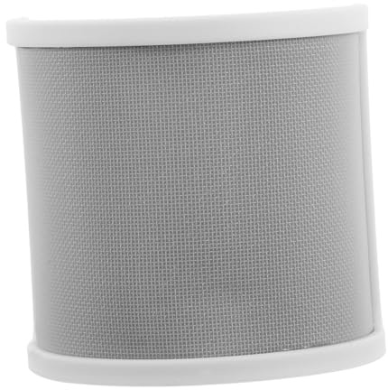 Angoily Pantalla Antiviento Micrófono Forma Filtro Pop Acústico Transpirable para Estudio Protector Micrófono Duradero con Reducción de Ruido y Absorción Sonora