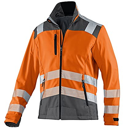 Kübler 15078427 – 3797 L Softshell Giacca reflectiq PSA 2, avvertimento Arancione/Antracite, Taglia L