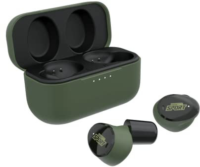 ISOtunes Sport CALIBER Shooting Earbuds: True Wireless Bluetooth Hearing Protection, Water and Dust Proof, 13 Hour Battery, 25 dB Noise Reduction Rating (NRR)