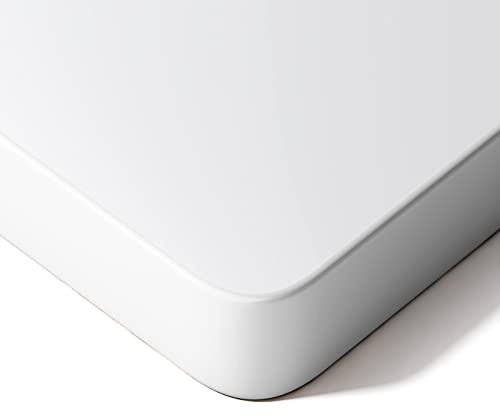 MAIDeSITe Table Top,Desktop for Height Adjustable Electric Standing Desk,White,120 * 60 * 2.5 cm