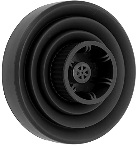 Diffuser Hairdryer,Universal Diffuser Hair Dryer Attachment,Universal Collapsible Hair Dryer Diffuser Portable Travel Folding Hair Blow Dryer Diffuserblack (Black)