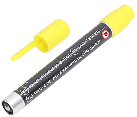 Medidor de Espesor de Pintura, IP6X Impermeable Tipo Pluma Medidor de Espesor de Revestimiento de Pintura para Automóvil con Punta Magnética de Medición Precisa para Medición de
