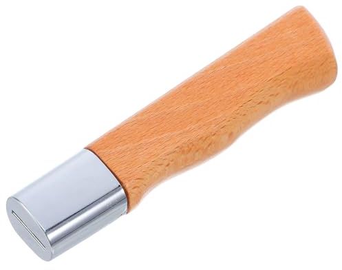 NUOBESTY Mango de Madera de Repuesto Antideslizante para Cortador de Cocina Agarre Sólido, Adecuado para Sesiones Prolongadas y Uso en Cocina Profesional