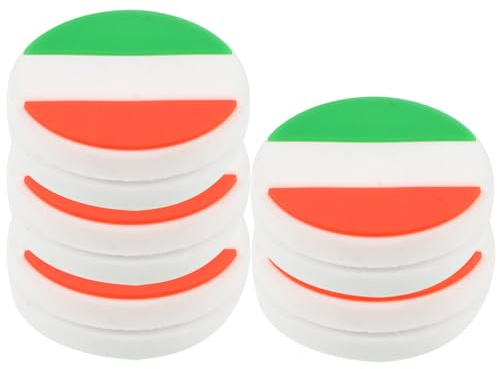 Parliky Smorzatori di Vibrazioni per Racchette da Tennis in Silicone 5 Pezzi Design a Bandiera Irlanda Accessori Leggeri e Facili da Installare per Riduzione Vibrazioni e Stabilità nel