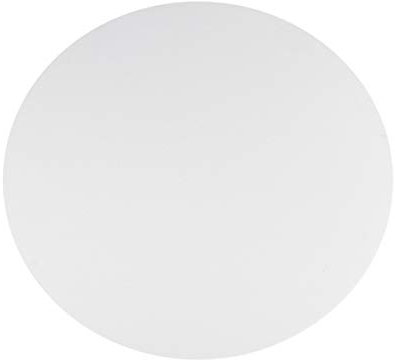 Holzscheiben 1 Stücke Runde Malerei Panel Board Künstler Boards Runde Form Ölfarbe 5 9 Zoll Säurefrei Panel Boards (Weiß 50 cm Leinwände