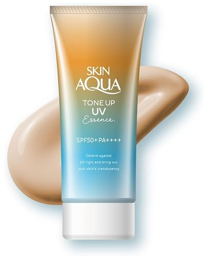 Skin Aqua Rohto Tone Up UV Essence 80g - Latte Beige