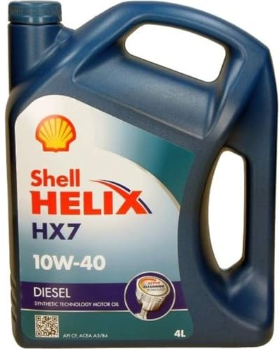 Shell Motoröl Helix Diesel Hx7 10W-40 Motor Enginge Oil 550040425 4L