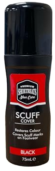 Shoetreats Shoe Care Scuff Cover - Black - 75ml - Instant Shine Liquid Shoe Boot