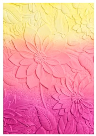 OTCRAFT 3D Embossing Folders Lotus for DIY Scrapbooking Photo Album Card Paper Craft Decoration for Card Making,Embossing Template Paper Card Embossing Stencil 6.3 L x 4.5 W
